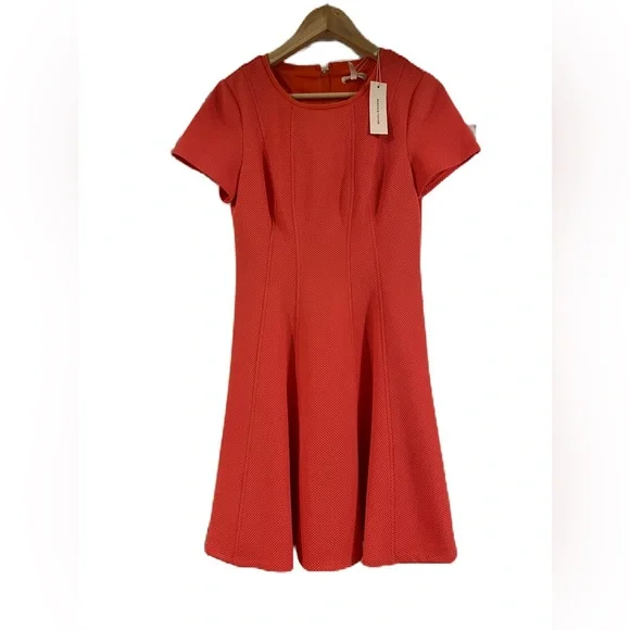 green emerald velvet dress Laser Cut Fit-And-Flare Dress in Navy